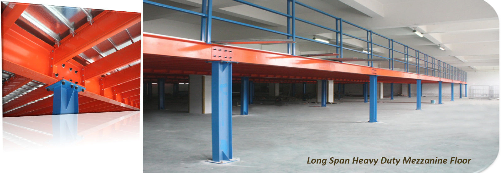 Durable Rack Supported Mezzanine Floor Industrial Mezzanine Systems