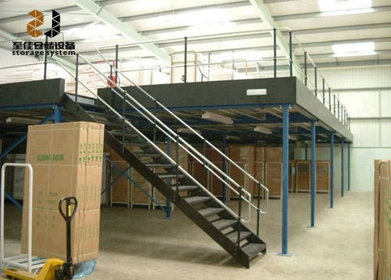Galvanized Warehouse Mezzanine Floors 500kg/Sqm-1500kg/sqm For Material Handling
