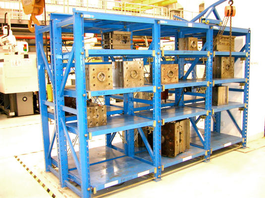 جودة  Adjustable Drawable Mold Storage Racks Systems For Plastic Mould Industry 2T Weight Load مصنع
