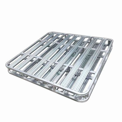 جودة  Galvanized Heavy Duty Steel Pallet Warehouse Storage Stackable Metal Pallets مصنع