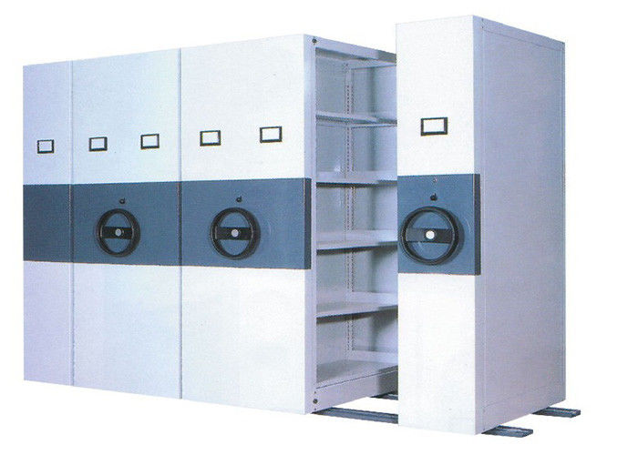 نظام الرف مع مسارات الأرضية