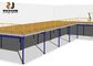 Galvanized Warehouse Mezzanine Floors 500kg/Sqm-1500kg/sqm For Material Handling
