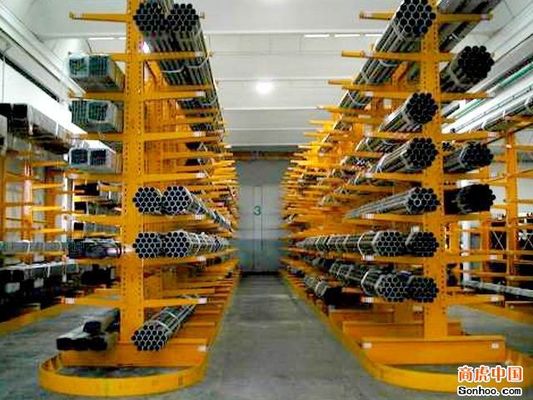 أنابيب الفولاذ الرافعة اليدوية رفوف الصناديق ، نظام رفوف اليدوية الثقيلة