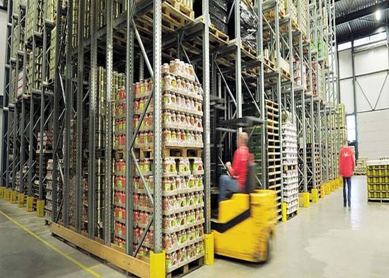 فولاذ Q235B صناعية رف عجلات التسهيلات