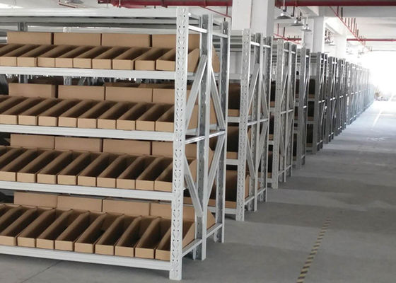 رفوف التخزين الصناعية من الفولاذ متعددة المستويات ODM / OEM رف الفولاذ المدعوم Mezzanine