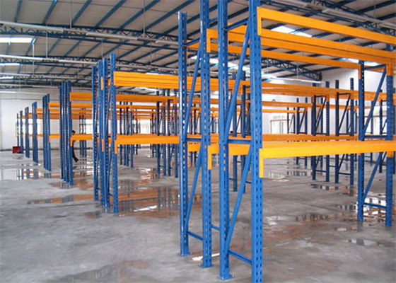 رفوف التخزين الصناعية الصلبة القابلة للتعديل 1000kg / pallet رفوف الفوليت العميق المزدوج