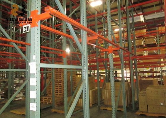 ODM نظام رفوف مستودعات العمل الثقيل / نظام رفوف عالية الكثافة