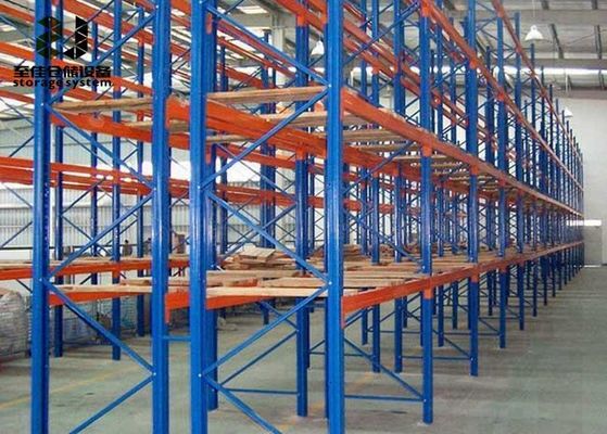 1000-4500kg/pallet رف التخزين الثقيل المتعدد المستويات وحدات رف التخزين المعدني