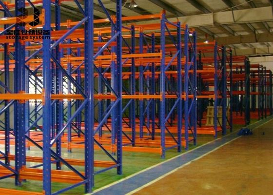 1000-4500kg/pallet رف التخزين الثقيل المتعدد المستويات وحدات رف التخزين المعدني