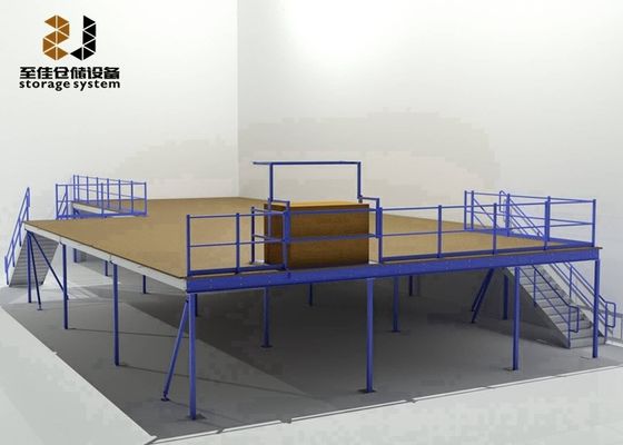أرفف بلا مشبك / ريفيت ماكس 6000mm مستقيمة لاستخدام المستودع سطح الميزانين