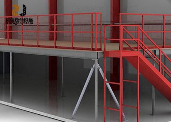 الطوابق الصناعية الميزانين المخصصة 500kg/sqm-1500kg/sqm مباني الميزانين المكتبية