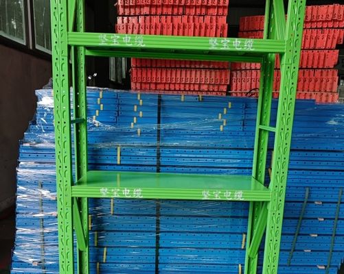 أعمدة فتحة خفيفة الوظيفة رف التخزين مع تصميم حفرة الفراشة و 30 دقيقة وقت الاستجابة